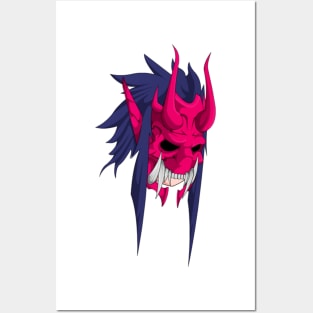 Oni Demon Posters and Art
